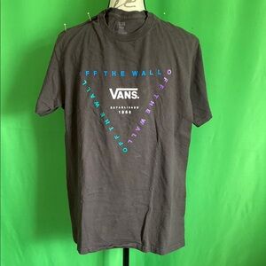 Vans Charcoal Tee with Vibrant Graphic